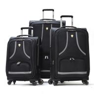Olympia Yuma 3Pc Luggage Set, Gray, One Size