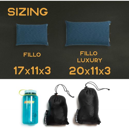  Nemo Fillo Pillow - Inflatable Camp Pillow for Backpacking or Travel
