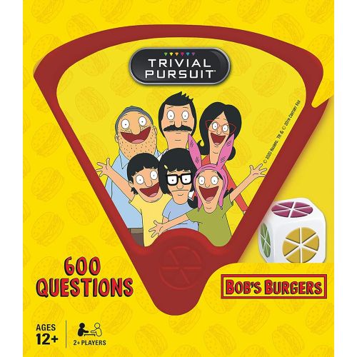  [아마존베스트]USAOPOLY Trivial Pursuit Bobs Burgers (Quickplay Edition) | Trivia Game Questions from Bobs Burgers | 600 Questions & Die in Travel Container | Officially Licensed Bobs Burgers Game…