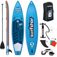 surfstar Inflatable Paddle Board, Paddle Boards for Adults, All Around SUP Paddle Board, Stand Up Paddleboard with Paddle, Pump, Leash, Fin and Travel Bag