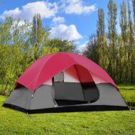 CORE Tangkula 5-6 Person Outdoor Tent Extended Dome 2-Layer Durable Fabric Rainfly Family Picnic Camping Lightweight Carry Bag