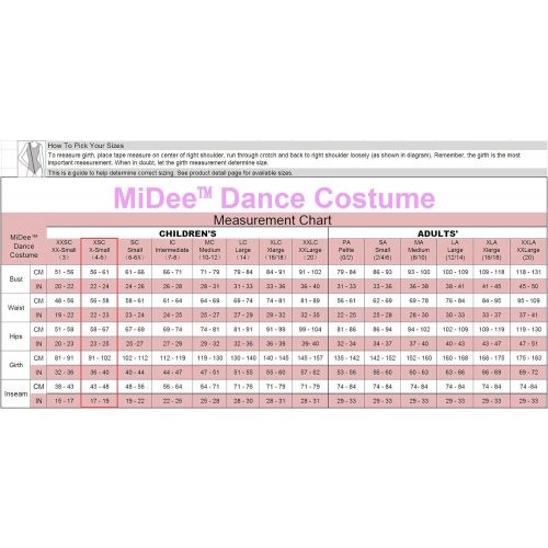  MiDee Girls Ballet Tutu Dress Dance Costume Sequins Camisole Feather Skirt