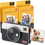 [아마존베스트]Kodak Mini Shot 2 Retro Portable Wireless Instant Camera & Photo Printer - White - 60 Sheets