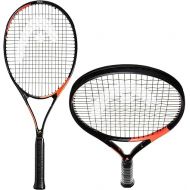 HEAD Ti. Radical Elite Tennis Racket - Pre-Strung Light Balance 27 Inch Racquet, Gray/Orange