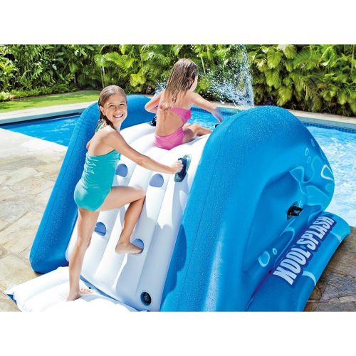 인텍스 New Shop INTEX Kool Splash Inflatable Swimming Pool Water Slide + Quick Fill Air Pump