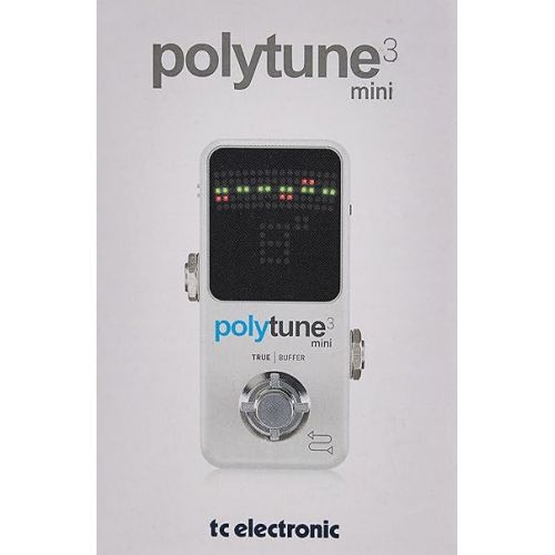  TC Electronic POLYTUNE 3 Ultra-Compact Polyphonic Tuner with Multiple Tuning Modes and Built-In BONAFIDE BUFFER