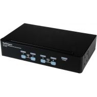 StarTech.com 4 Port Rack Mountable USB KVM Switch With Audio and USB Hub