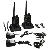 BAOFENG BaoFeng UV-5RA Two-Way Radio, Dual Band UHF/VHF Ham 136-174/400-520MHz Transceiver - 2 Pack