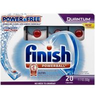 Finish Quantum Dishwasher Detergent Tablets - Power & Free - 20 ct