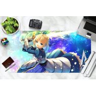 3D Fate Stay Night 886 Japan Anime Game Non-Slip Office Desk Mouse Mat Game AJ WALLPAPER US Angelia (W120cmxH60cm(47x24))