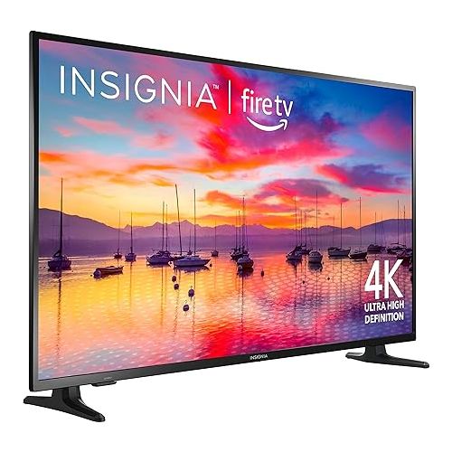  INSIGNIA 50-inch Class F30 Series LED 4K UHD Smart Fire TV with Alexa Voice Remote (NS-50F301NA24)