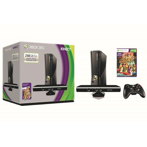  Microsoft Xbox 360 S 250GB System Kinect Bundle