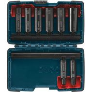 BOSCH 27285 3/8 In. Shank 8-Piece Assorted Set with Brute Tough Case Impact Tough Deep Well Sockets for Applications in High Torque Driving and Fastening