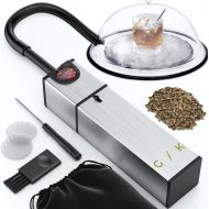 Gramercy Kitchen Company Cocktail Smoker - INCLUDES WOOD CHIPS - Smoking Gun | Smoke Meat, Drink & Food Indoor Infuser | Ultimate Sous Vide Foodie Accessories Gift