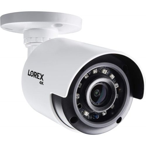  [아마존베스트]Lorex Weatherproof Indoor/Outdoor Wired 4K Ultra HD Security System - Long Range, Color Night Vision, Wide Field of View, Motion Detection, Smart Home Compatibility - Includes 1TB