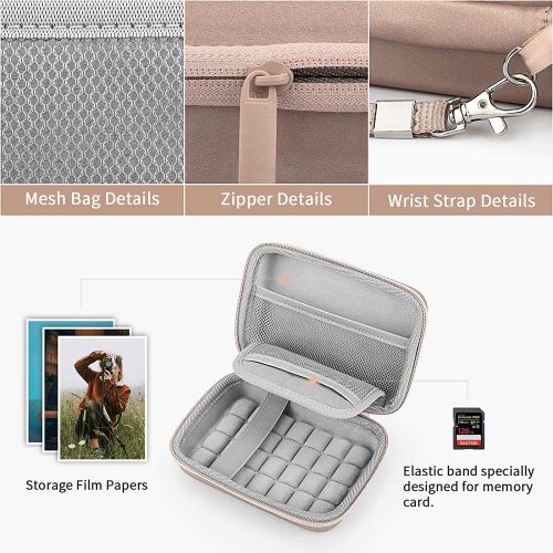  Yinke Case for HP Sprocket Portable Photo/Canon Ivy CLIQ/Kodak Mini 2 HD/Polaroid Snap/Zip Mobile 2x4 Photo and Video Printer, Travel Carry Case Protective Cover