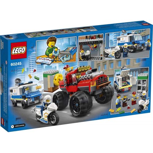  LEGO City Police Monster Truck Heist 60245 Police Toy, Cool Building Set for Kids, New 2020 (362 Pieces)
