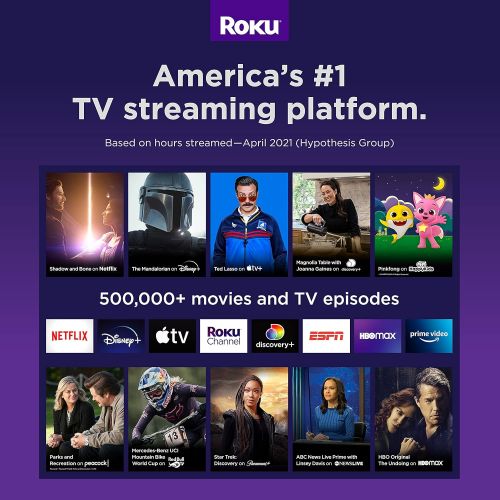  [아마존베스트]Roku Smart Soundbar, 4K/HD/HDR Streaming Media Player & Exceptional Audio Includes Roku Voice Remote