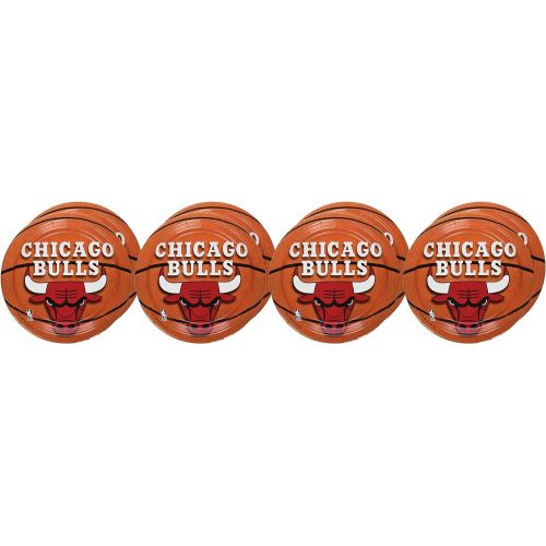  Amscan 543612 Chicago Bulls NBA Collection 7 Dessert Plates, 8 pcs