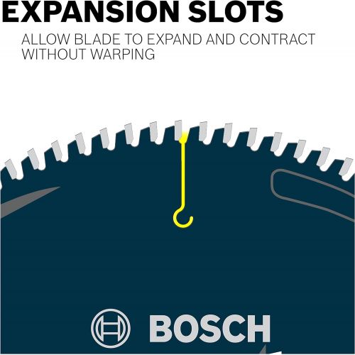  Bosch PRO1060NFB 10 In. 60 Tooth Edge Non-Ferrous Metal-Cutting Circular Saw Blade