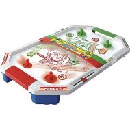 EPOCH Games Super Mario Air Hockey, Tabletop Skill and Action Game with Collectible Super Mario Action Figures