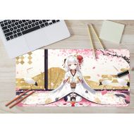 3D Kimono Beauty Princess 850 Japan Anime Game Non-Slip Office Desk Mouse Mat Game AJ WALLPAPER US Angelia (W120cmxH60cm(47x24))