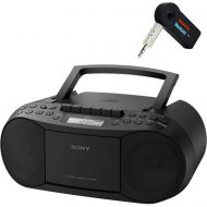 [아마존베스트]Sony Bluetooth Boombox Bundle  [2] Piece Set Includes Classic Stereo Boombox w/CD/Cassette/Radio & 3.5mm Include A NeeGo Wireless Bluetooth Receiver; Stream Music from Device