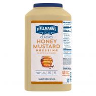 Hellmanns Classics Salad Dressing Honey Mustard 1 Gal, Pack of 4