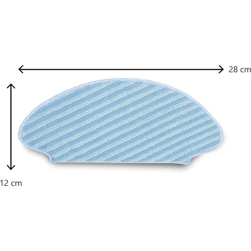  [아마존베스트]Rowenta ZR6902ES Smart Force Essential Aqua Microfibre Replacement Mop - Washable and Easy to Use - Pack of 2