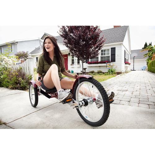  Mobo Cruiser Mobo Shift 3-Wheel Recumbent Bicycle Trike. Worlds 1st Reversible Adult Tricycle Bike