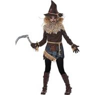 California Costumes Girls Creepy Scarecrow Costume