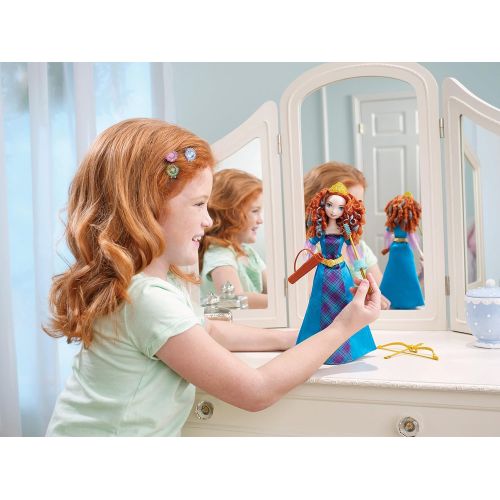 마텔 Mattel Disney Princess Colorful Curls Merida Doll