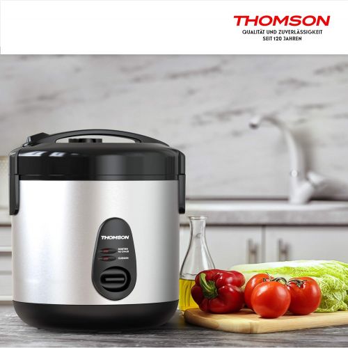  [아마존베스트]Thomson THRC918X Rice Cooker with Steamer | 700 W | 1.8 Litre | Warm Holder