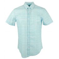 Hugo+Boss Hugo Boss Mens Slim-fit Ronn Linen/Cotton Short Sleeve Shirt