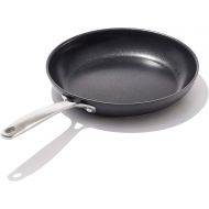 OXO Good Grips Pro Hard Anodized PFOA-Free Nonstick 10 Frying Pan Skillet, Dishwasher Safe, Oven Safe, Stainless Steel Handle, Black