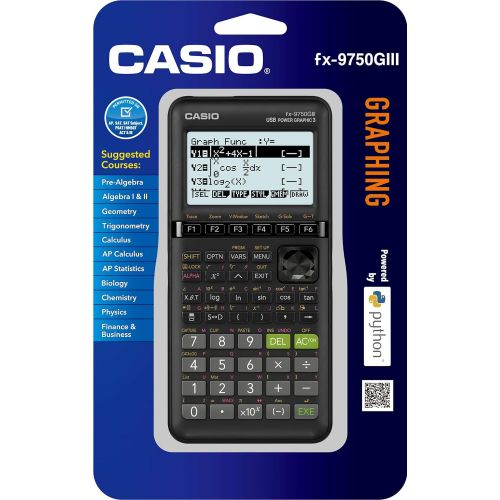 카시오 [아마존베스트]Casio fx-9750GIII Black Graphing Calculator