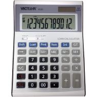 Victor 6500 12-Digit Desktop Financial Calculator, Loan & Mortgage Payments and Interest Calculator for Real Estate, Cars, Boats, and Homes. Battery and Solar Hybrid Powered LCD Di