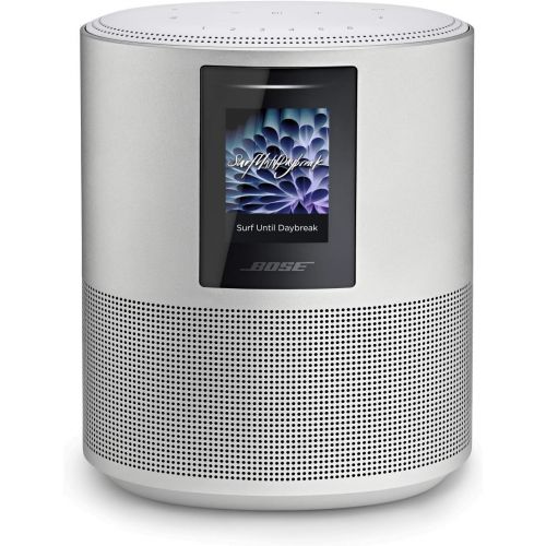 보스 Bose Home Speaker 500: Smart Bluetooth Speaker with Alexa Voice Control Built-in, Silver