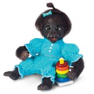 The Ashton-Drake Galleries Cindy Sales Dotties Day of Fun Monkey Doll with Stacking Toy