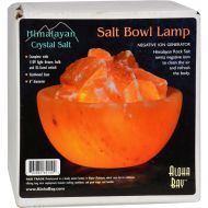 Himalayan Salt Solution Himalayan Salt Bowl Lamp with Stones