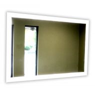 Mirrors and Marble LED Side-Lighted Bathroom Vanity Mirror: 54 Wide x 36 Tall - Commercial Grade - Rectangular - Wall-Mounted