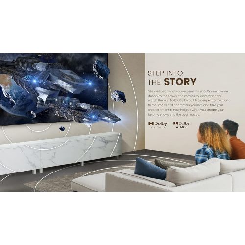 하이센스 Hisense ULED 4K Premium 65U6H Quantum Dot QLED Series 65-Inch Smart Google TV, Dolby Vision Atmos, Voice Remote, Compatible with Alexa (2022 Model)