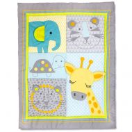 Tender Kisses Giraffe Jungle Safari 3pc Nursery Bedding Baby Crib Bedding Set (1 Crib Quilt, 1 Bed Skirt and 1...