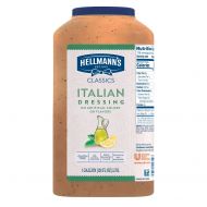 Hellmanns Classics Salad Dressing Italian 1 Gal, Pack of 4