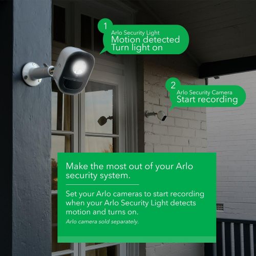  [아마존베스트]Arlo Lights - Add-on Smart Home Security Light | Wireless, Weather Resistant, Motion Sensor, Indoor/Outdoor, Multi-colored LED | 1 Add-on Light (AL1101) camera not included