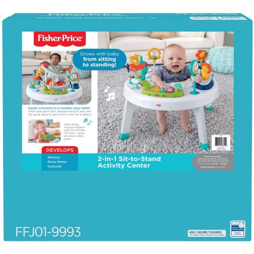  Fisher-Price 2-in-1 Sit-to-stand Activity Center, Assorted