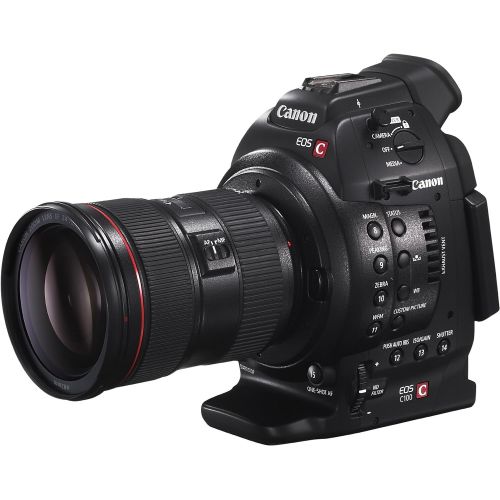 캐논 Canon EOS C100 Mark II Cinema EOS Camera with EF 24-105mm f/4L Lens - International Version (No Warranty)