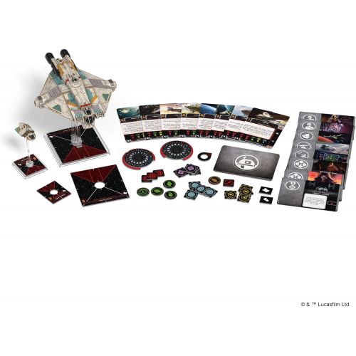  Fantasy Flight Games Star Wars X-Wing 2nd Edition Miniatures Game Ghost EXPANSION PACK Strategy Game for Adults and Teens Ages 14+ 2 Players Average Playtime 45 Minutes Made by Atomic Mass Games