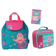 Stephen+Joseph Stephen Joseph Girls Quilted Mermaid Backpack and Lunch Box with Activity Pad