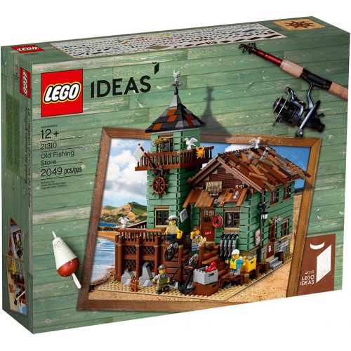  LEGO Ideas Old Fishing Store (21310) - Building Toy and Popular Gift for Fans of LEGO Sets and The Outdoors (2049 Pieces)